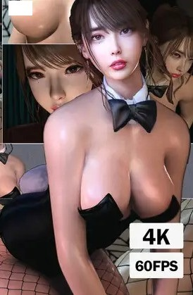 [3D]韓国メイクのバニーガールの3DCGアニメーション2 | 韩国兔女郎3DCG动画2[全集],高清在线播放